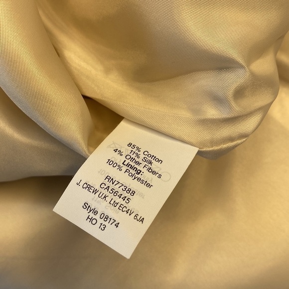 J. CREW METALLIC STRIPED SKIRT WITH POCKETS SIZE 00 - Picture 7 of 7